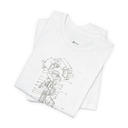 Mechanical Keyboard Switch Blueprint Tee - Akram