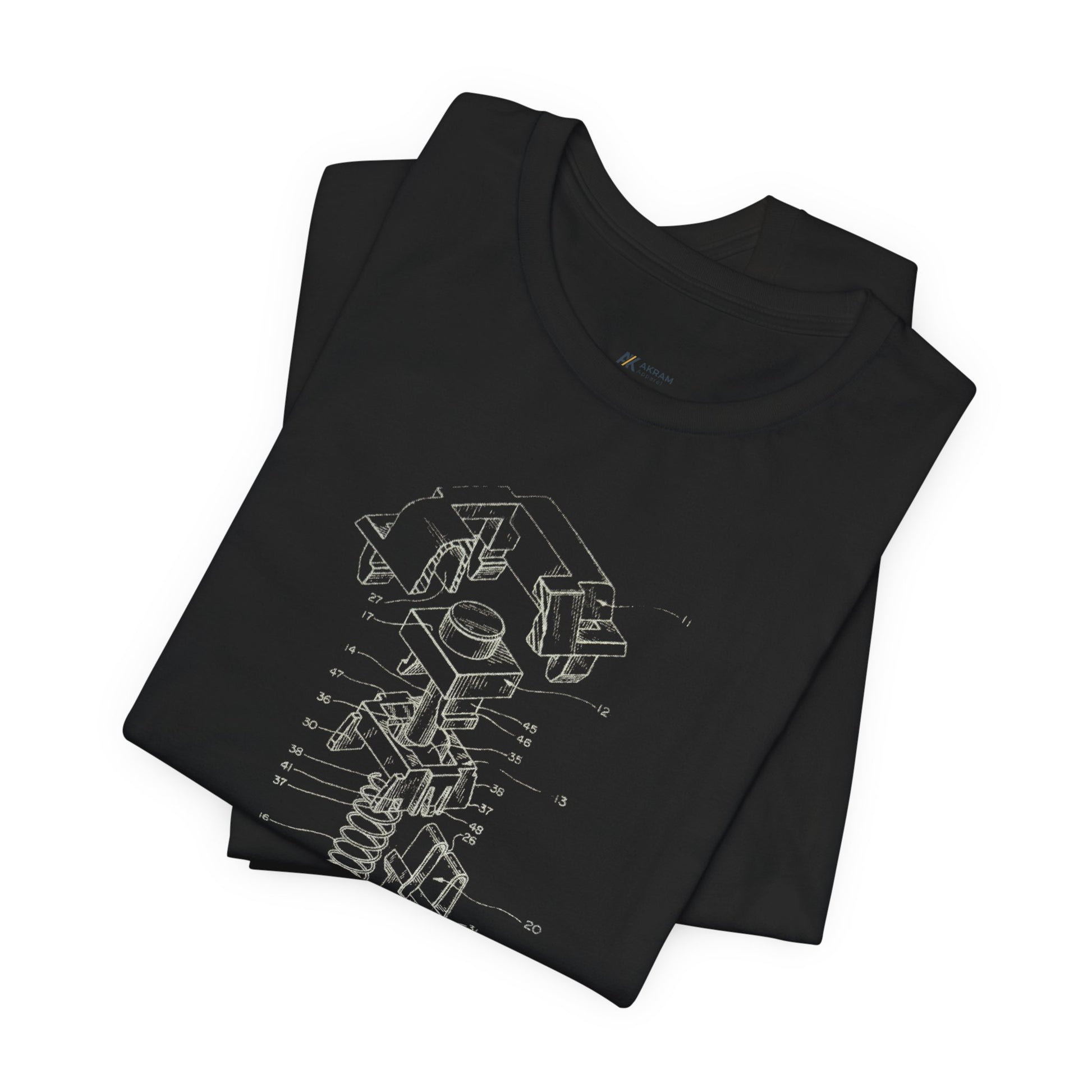 Mechanical Keyboard Switch Blueprint Tee - Akram
