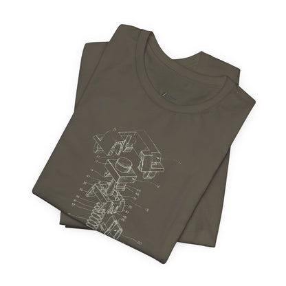 Mechanical Keyboard Switch Blueprint Tee - Akram
