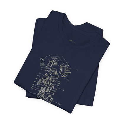Mechanical Keyboard Switch Blueprint Tee - Akram