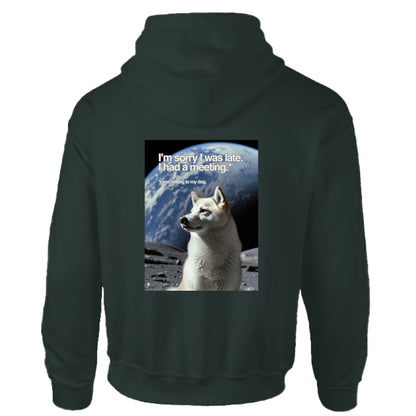 Boost Shawarma "I Was Late Talking To My Dog" Hoodie – Official $SHBOOST Automotive Hoodie - Star Studios Media
