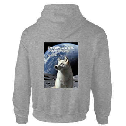 Boost Shawarma "I Was Late Talking To My Dog" Hoodie – Official $SHBOOST Automotive Hoodie - Star Studios Media