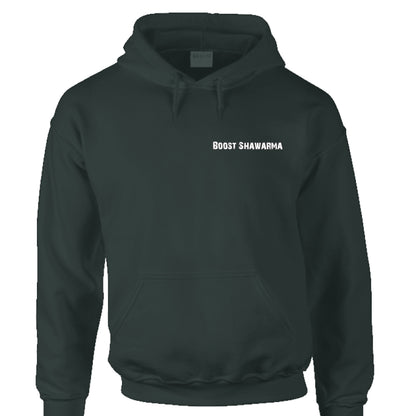 Boost Shawarma "I Was Late Talking To My Dog" Hoodie – Official $SHBOOST Automotive Hoodie - Star Studios Media