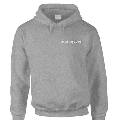 Boost Shawarma "I Was Late Talking To My Dog" Hoodie – Official $SHBOOST Automotive Hoodie - Star Studios Media
